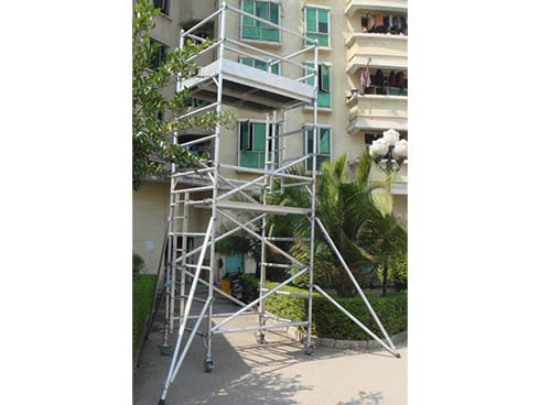 鋁合金雙寬腳手架-雙寬爬梯架